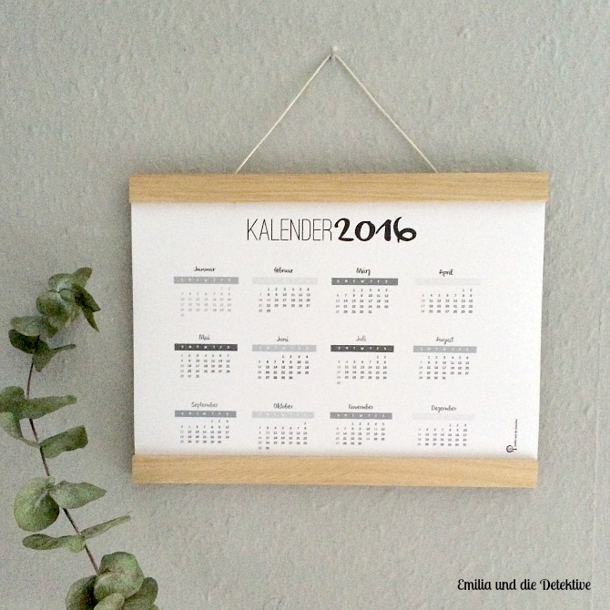 Kalender 2016 zum Downloaden 